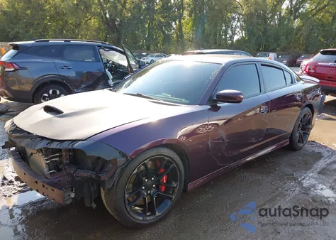 2020 Dodge Charger Scat Pack Rwd из США, поврежденный, VIN 2C3CDXGJ6LH207621